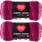 Red Heart Super Saver Jumbo Anemone Ombre Yarn - 2 Pack of 283g/10oz - Acrylic - 4 Medium (Worsted) - 482 Yards - Knitting/Crochet